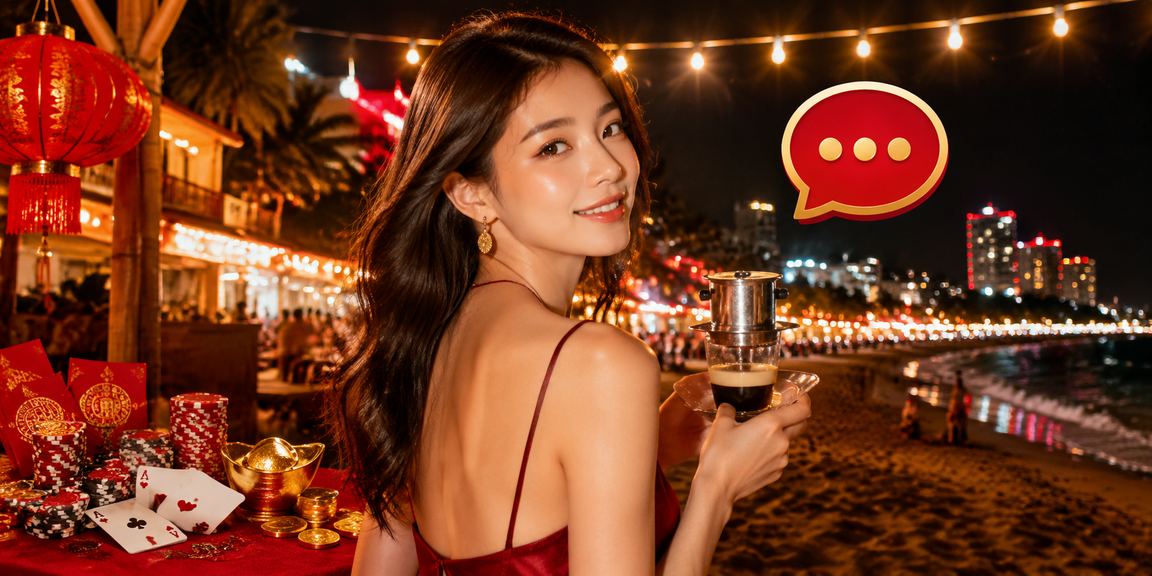 Không khí casino và cá cược sôi động với người chơi Việt Nam trong đêm